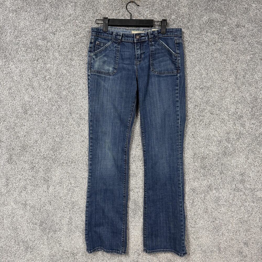 Gap Bootcut Stretch Jeans Womens 4 30x29.5 Blue Dark Indigo Denim Western Y2K